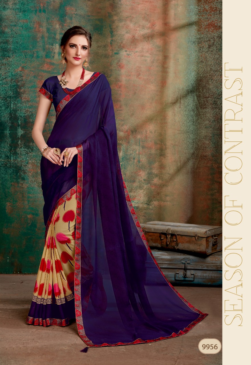 Golden Jhumke Vol-18 By Kodas 9948 To 9959 Series Indian Traditional Wear Collection Beautiful Stylish Fancy Colorful Party Wear & Occasional Wear Heavy Dani Printed Sarees At Wholesale Price