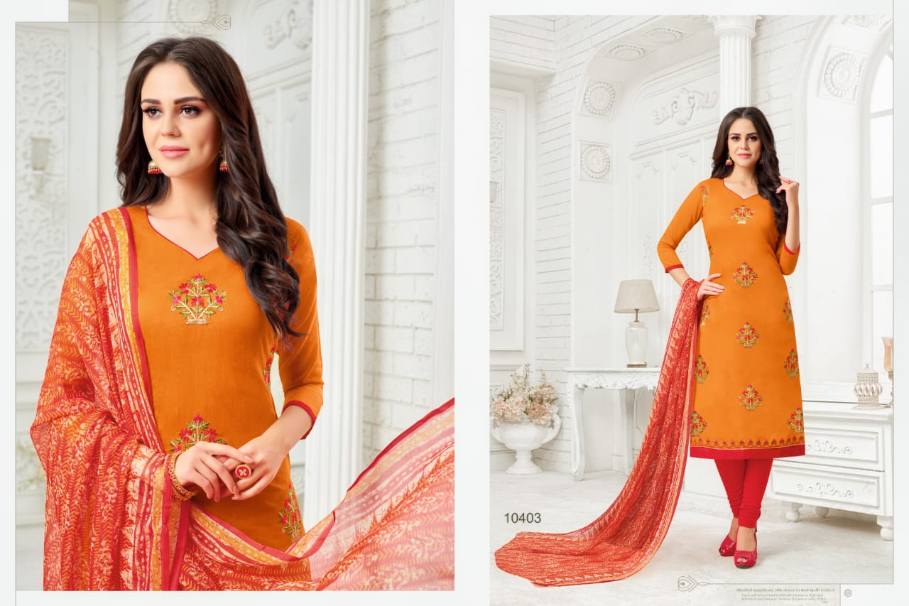 Google It Vol-5 By Rr Fashion 10401 To 10412 Series Designer Suits Colorful Stylish Fancy Beautiful Collection Casual Wear & Ethnic Wear Modal Silk With Embroidery Dresses At Wholesale Price