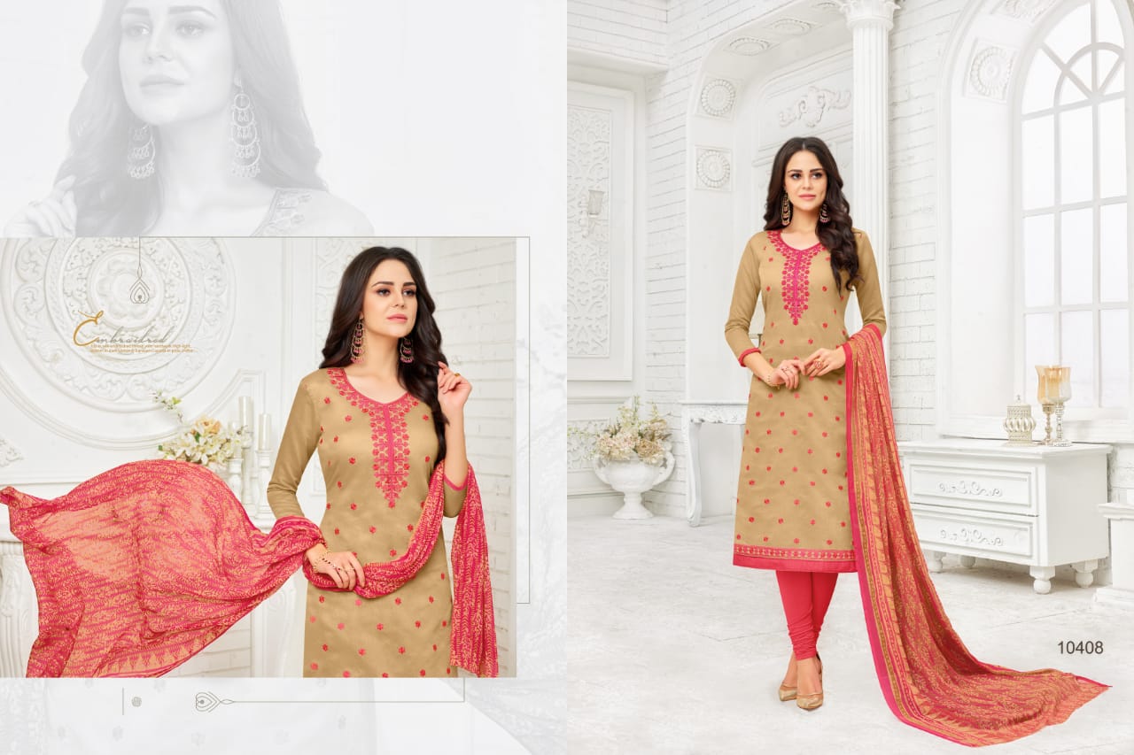 Google It Vol-5 By Rr Fashion 10401 To 10412 Series Designer Suits Colorful Stylish Fancy Beautiful Collection Casual Wear & Ethnic Wear Modal Silk With Embroidery Dresses At Wholesale Price