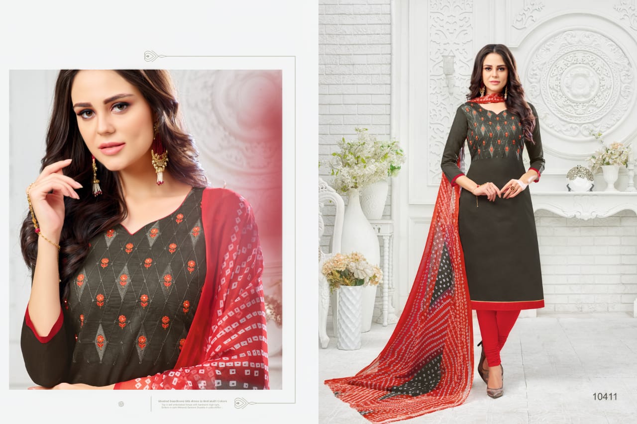 Google It Vol-5 By Rr Fashion 10401 To 10412 Series Designer Suits Colorful Stylish Fancy Beautiful Collection Casual Wear & Ethnic Wear Modal Silk With Embroidery Dresses At Wholesale Price