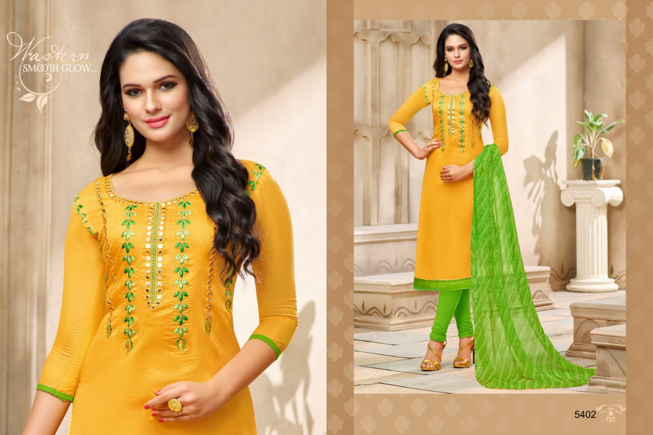 Google It By Rr Fashion 5401 To 5412 Series Beautiful Suits Stylish Fancy Colorful Casual Wear & Ethnic Wear Collection Modal Silk Embroidered Dresses At Wholesale Price