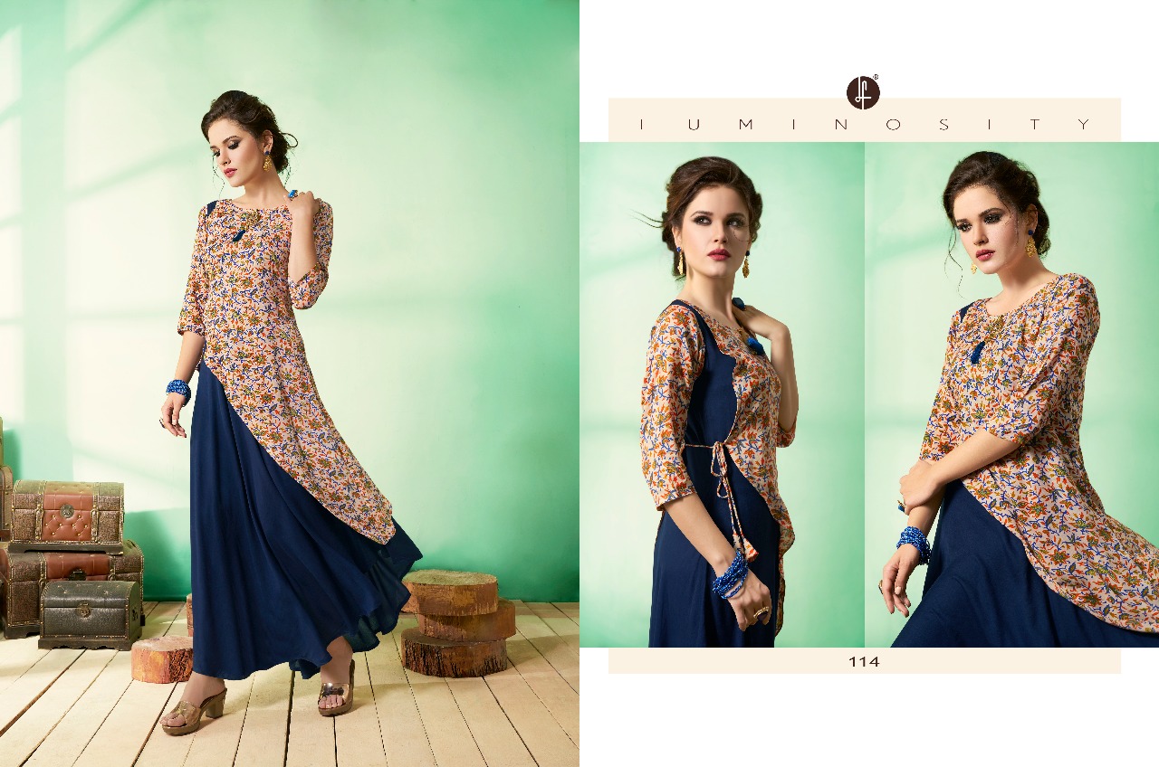Grace Vol-2 By Leo Fashion 111 To 118 Series Stylish Colorful Fancy Beautiful Casual Wear & Ethnic Wear Collection Rayon Cotton Printed Kurtis At Wholesale Price