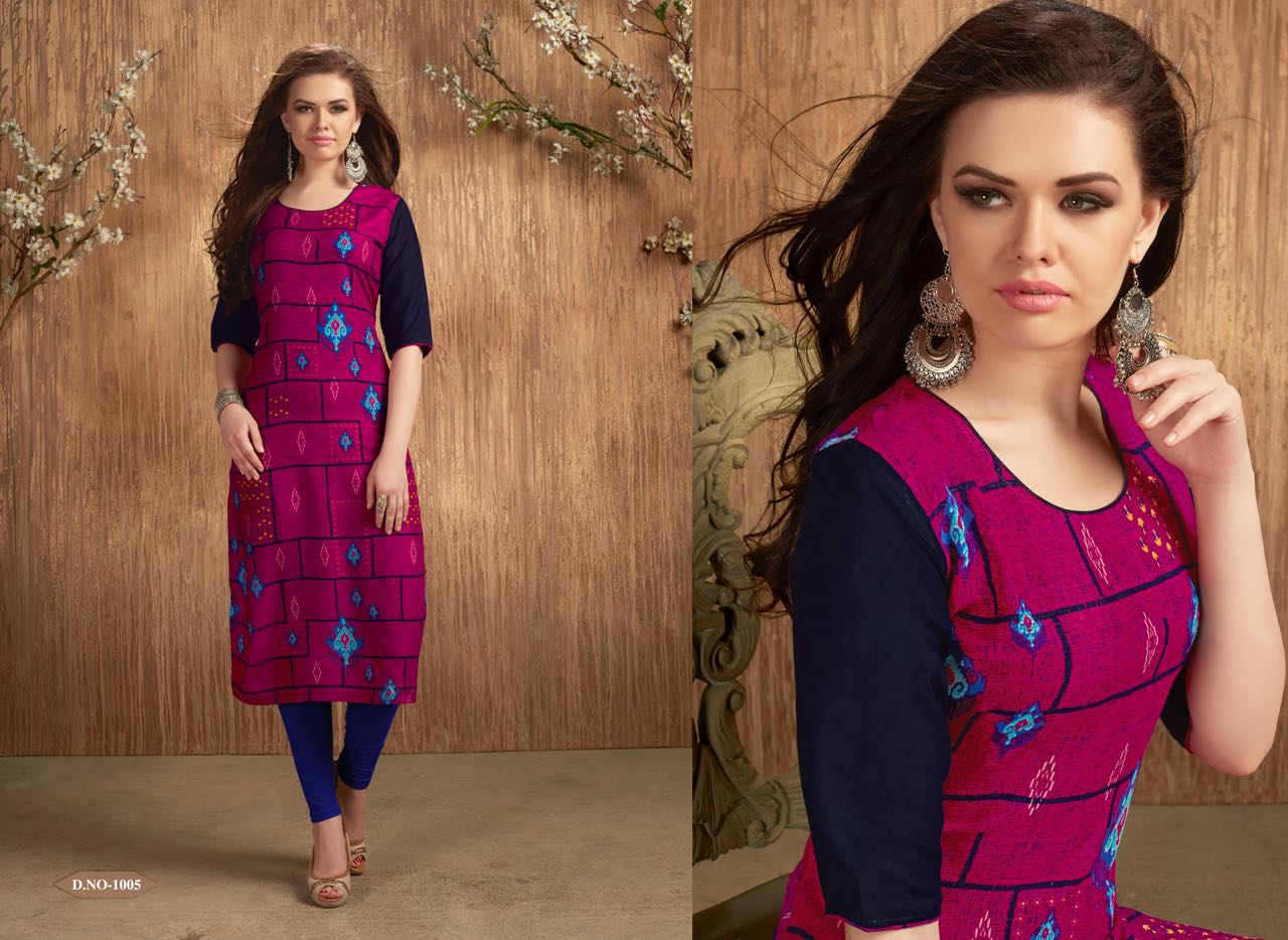 Grace Vol-7 By Amaaya Garments 1001 To 1008 Series Beautiful Stylish Fancy Colorful Casual Wear & Ethnic Wear Rayon Printed Kurtis At Wholesale Price
