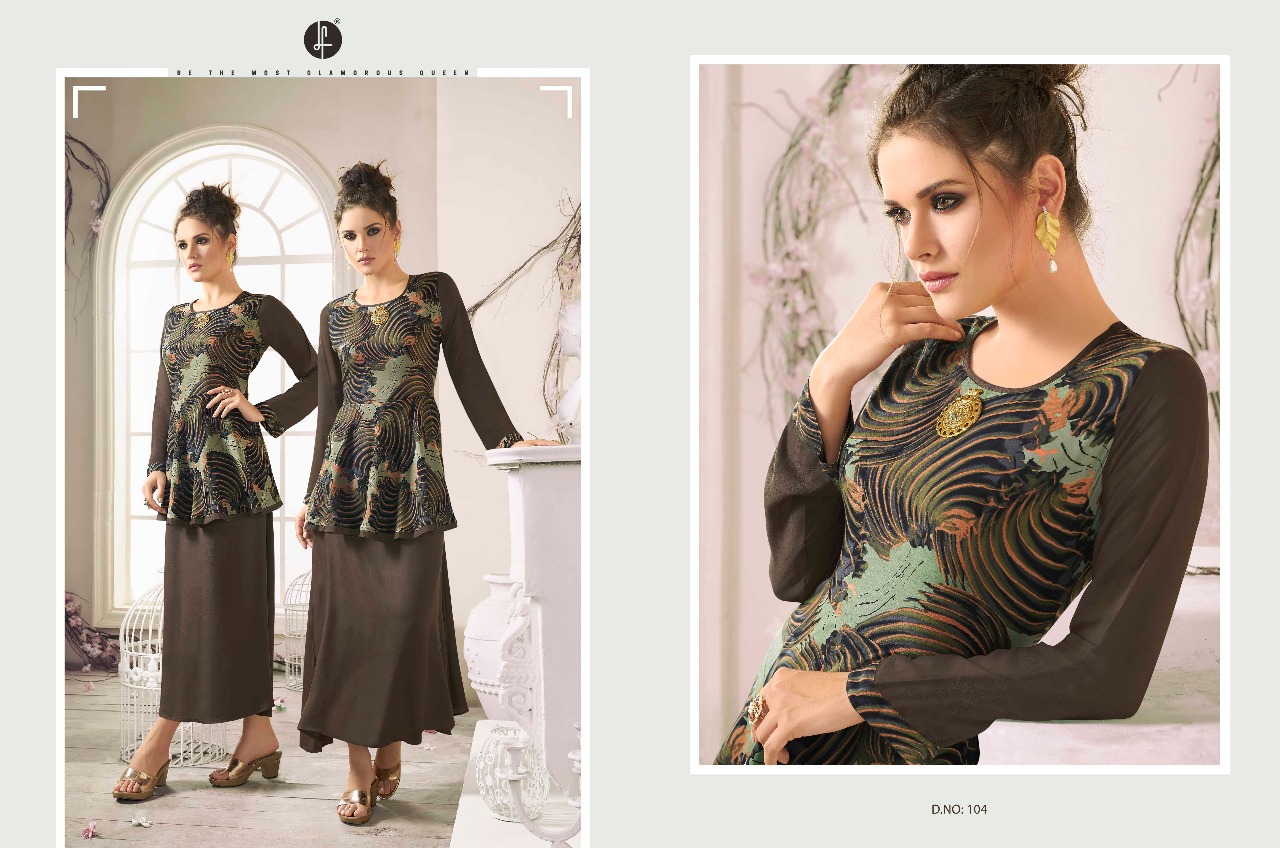 Grace By Leo Fashion 101 To 109 Series Designer Stylish Fancy Colorful Beautiful Party Wear & Ethnic Wear Rayon Cotton Printed Kurtis At Wholesale Price