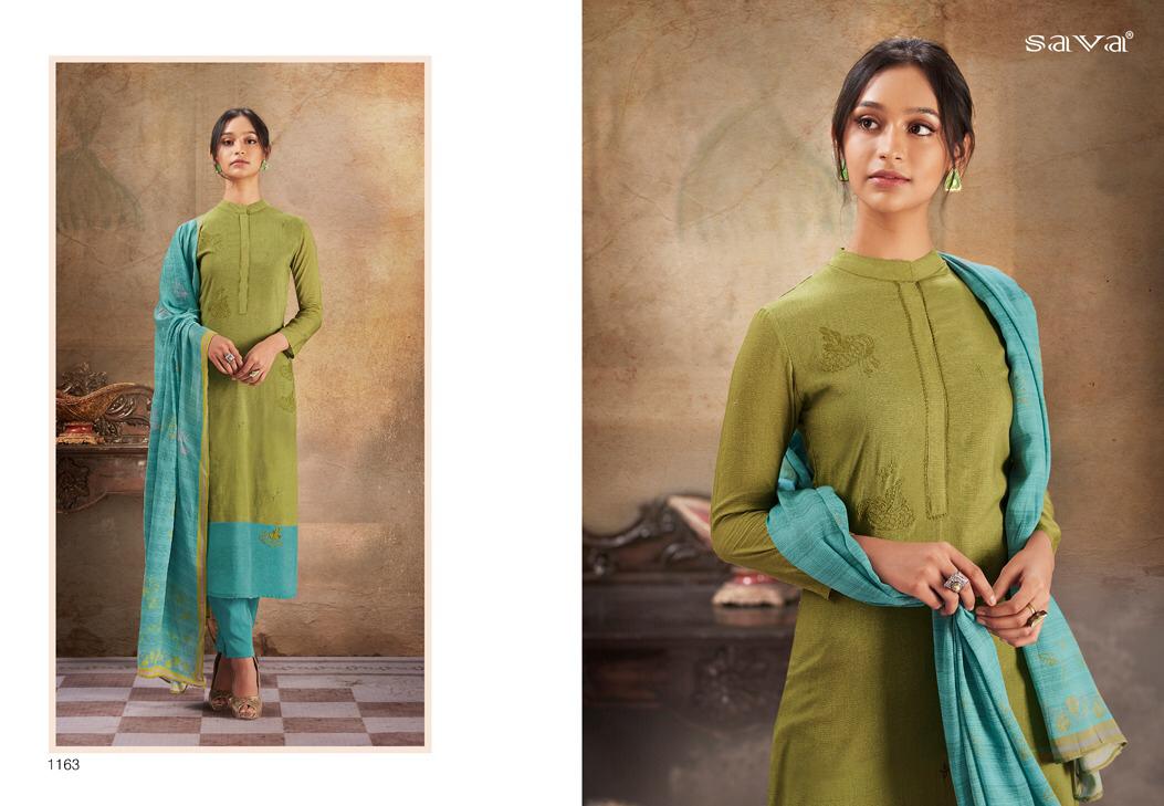 Grace By Sava 1161 To 1166 Series Suits Beautiful Stylish Fancy Colorful Party Wear & Occasional Wear Modaln Printed With Embroidery Work Dresses At Wholesale Price