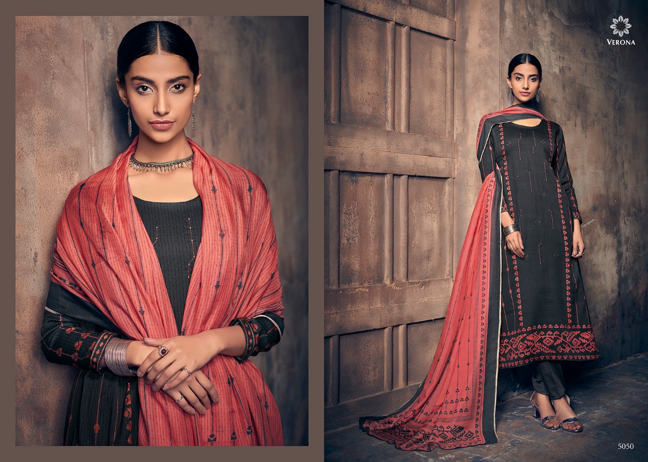 Graces By Verona 5045 To 5052 Series Designer Suits Beautiful Stylish Fancy Colorful Party Wear & Ethnic Wear Pure Satin Silk Digital Print Dresses At Wholesale Price