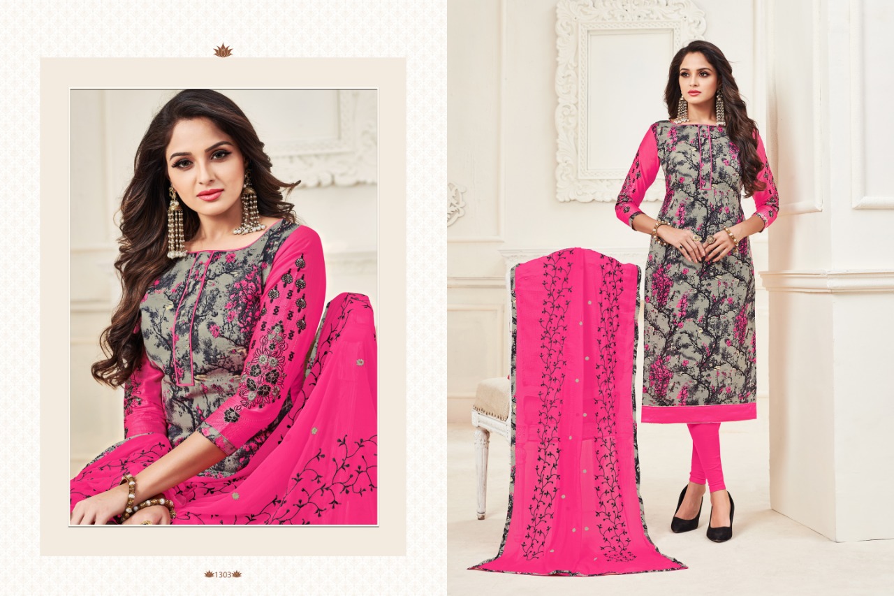 Green Cill Vol-3 By Ravi Creation 1301 To 1310 Series Beautiful Suits Stylish Fancy Colorful Casual Wear & Ethnic Wear Satin Printed Dresses At Wholesale Price