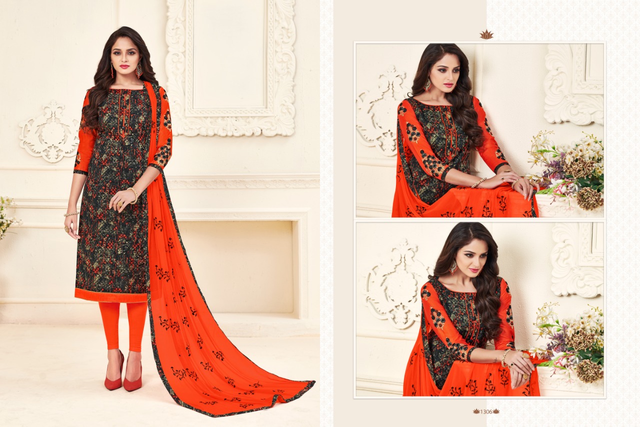 Green Cill Vol-3 By Ravi Creation 1301 To 1310 Series Beautiful Suits Stylish Fancy Colorful Casual Wear & Ethnic Wear Satin Printed Dresses At Wholesale Price