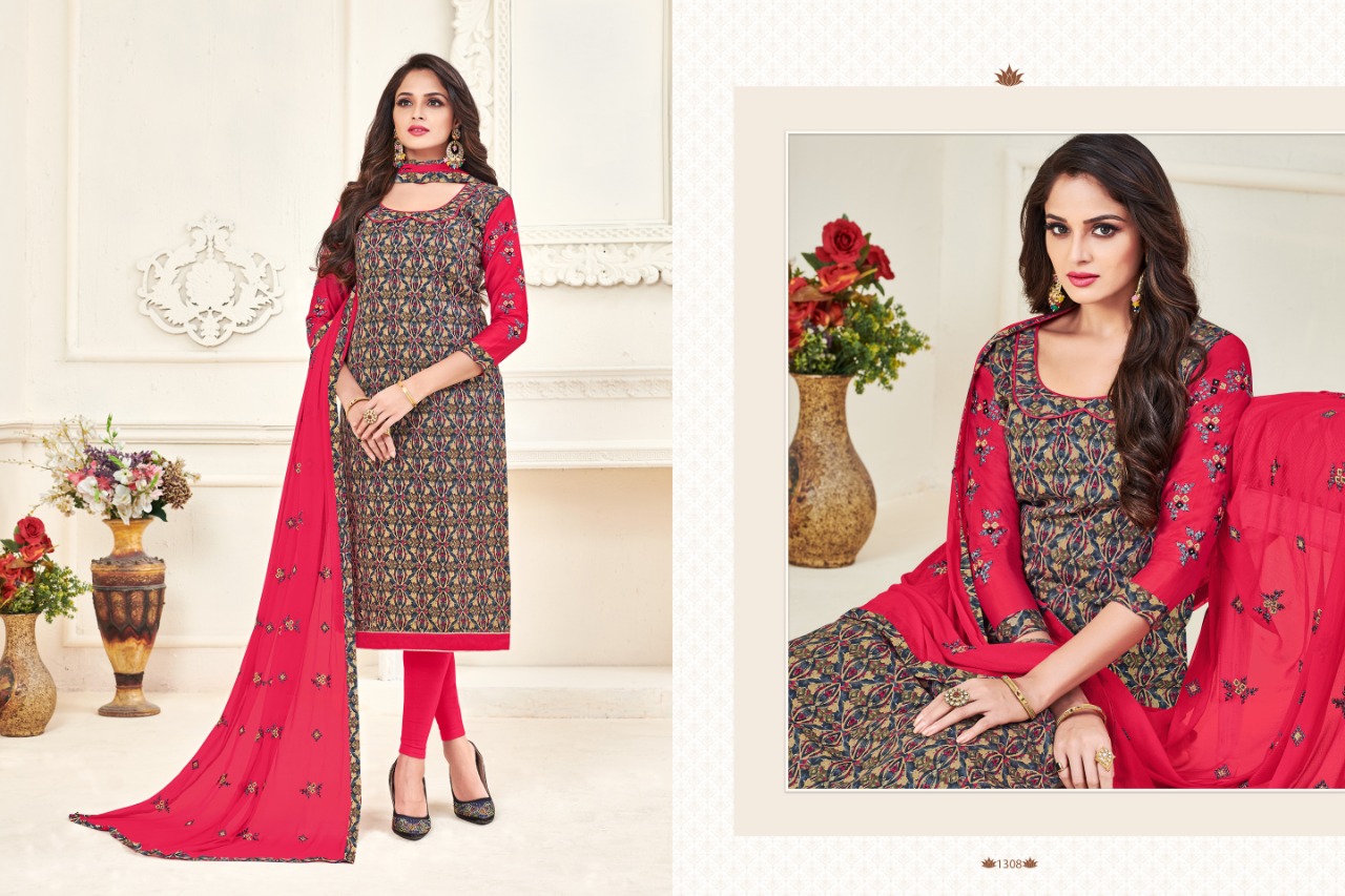 Green Cill Vol-3 By Ravi Creation 1301 To 1310 Series Beautiful Suits Stylish Fancy Colorful Casual Wear & Ethnic Wear Satin Printed Dresses At Wholesale Price