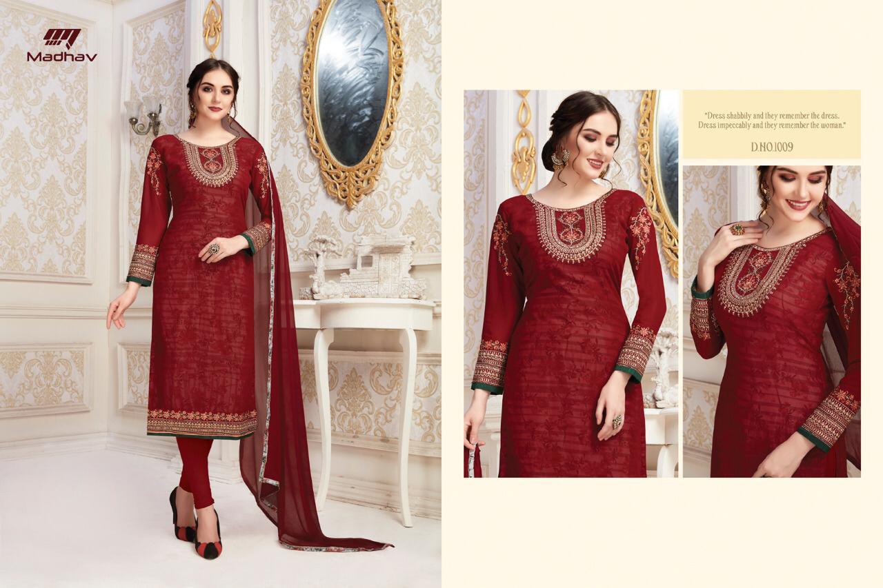 Sale Gujarish Vol-2 By Madhav International 1001 To 1008 Series Beautiful Suits Stylish Fancy Colorful Party Wear & Occasional Wear Collection Faux Georgette Dresses At Wholesale Price