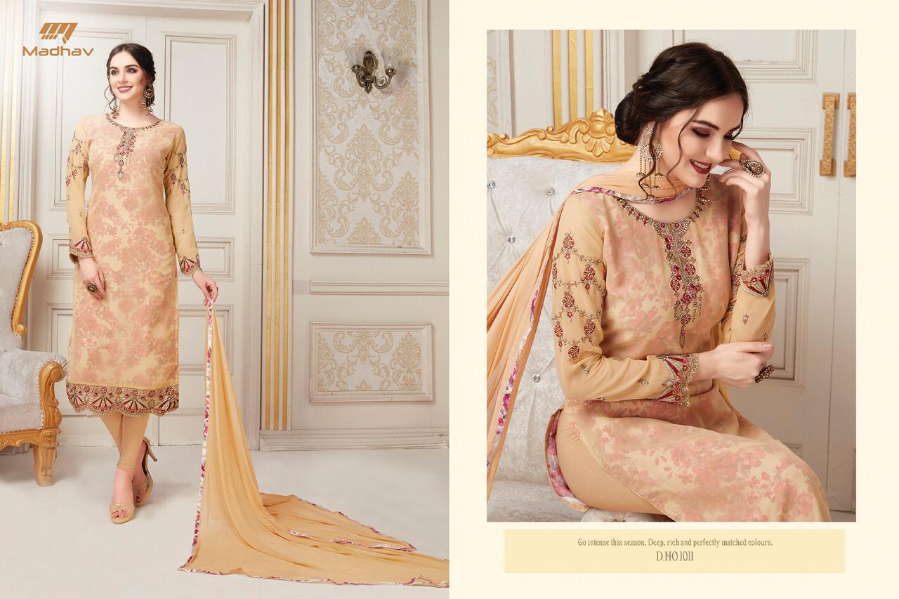 Sale Gujarish Vol-2 By Madhav International 1001 To 1008 Series Beautiful Suits Stylish Fancy Colorful Party Wear & Occasional Wear Collection Faux Georgette Dresses At Wholesale Price