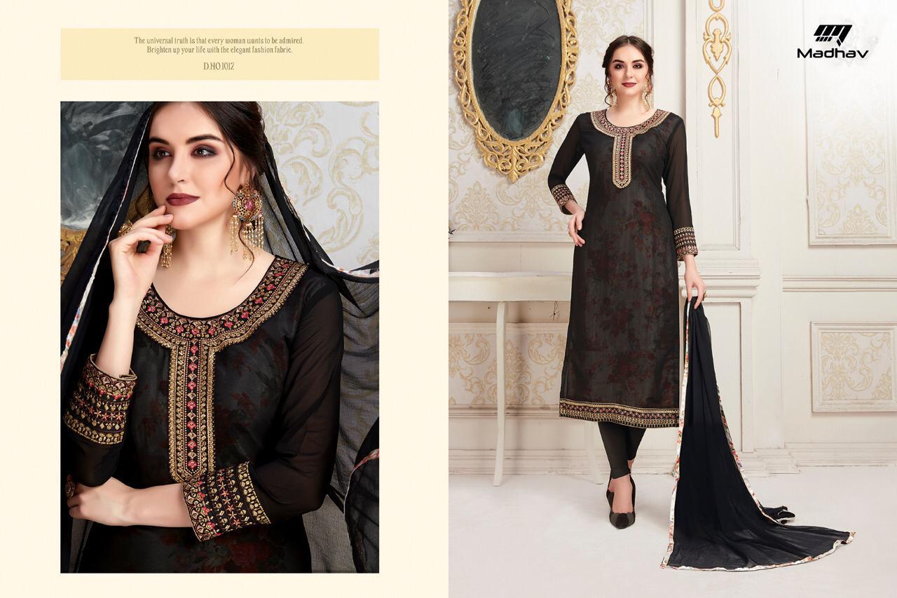 Sale Gujarish Vol-2 By Madhav International 1001 To 1008 Series Beautiful Suits Stylish Fancy Colorful Party Wear & Occasional Wear Collection Faux Georgette Dresses At Wholesale Price