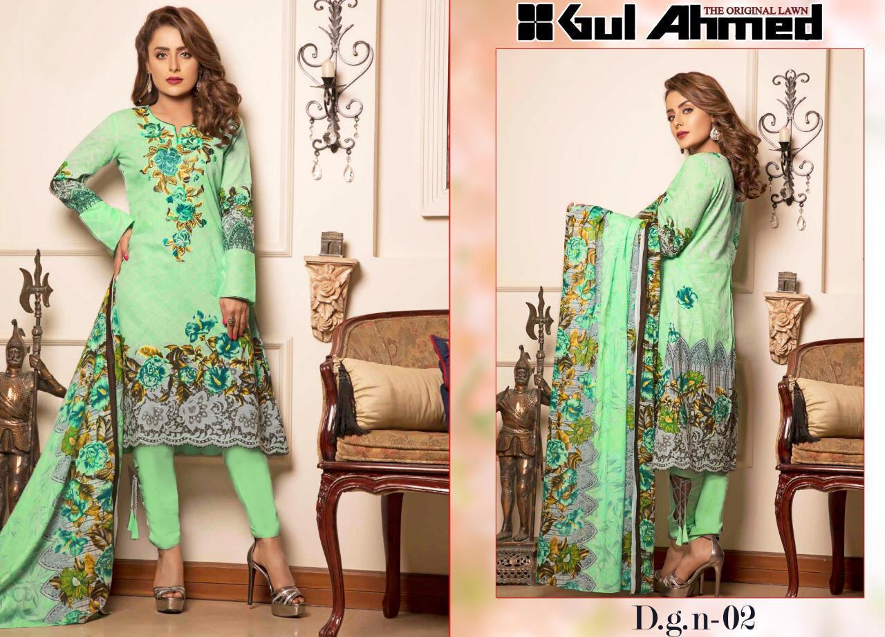 Gul Ahmed Vol-1 By Fashid Wholesale 01 To 10 Series Beautiful Pakistani Suits Stylish Fancy Colorful Party Wear & Ethnic Wear Pure Lawn Printed Dresses At Wholesale Price