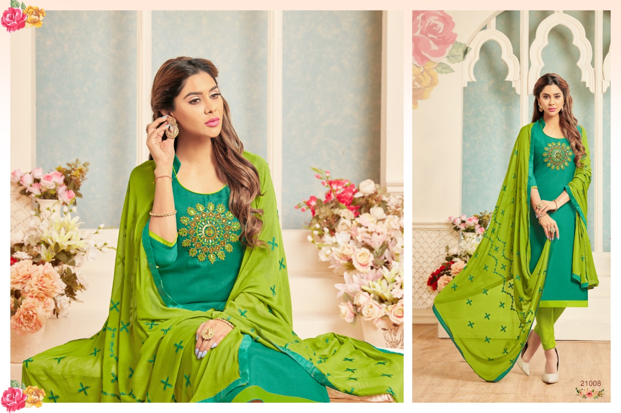 Gulabo By Raghav Royal 21001 To 21012 Series Suits Beautiful Stylish Fancy Colorful Designer Party Wear & Ethnic Wear Fancy Cotton Slub Dresses At Wholesale Price