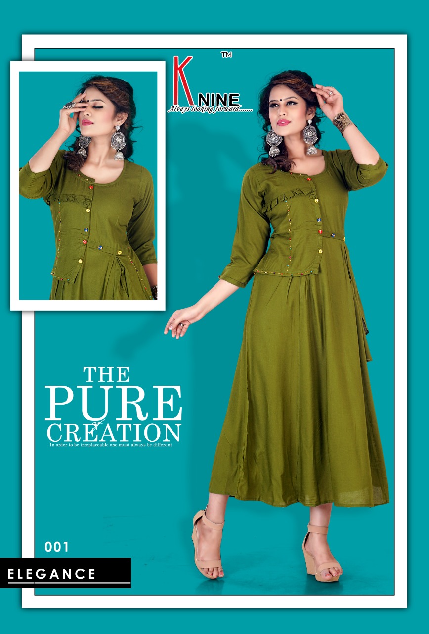 Gulal Vol-8 By Knine 1001 To 1012 Series Beautiful Colorful Stylish Fancy Casual Wear & Ethnic Wear & Ready To Wear Cotton Kurtis At Wholesale Price