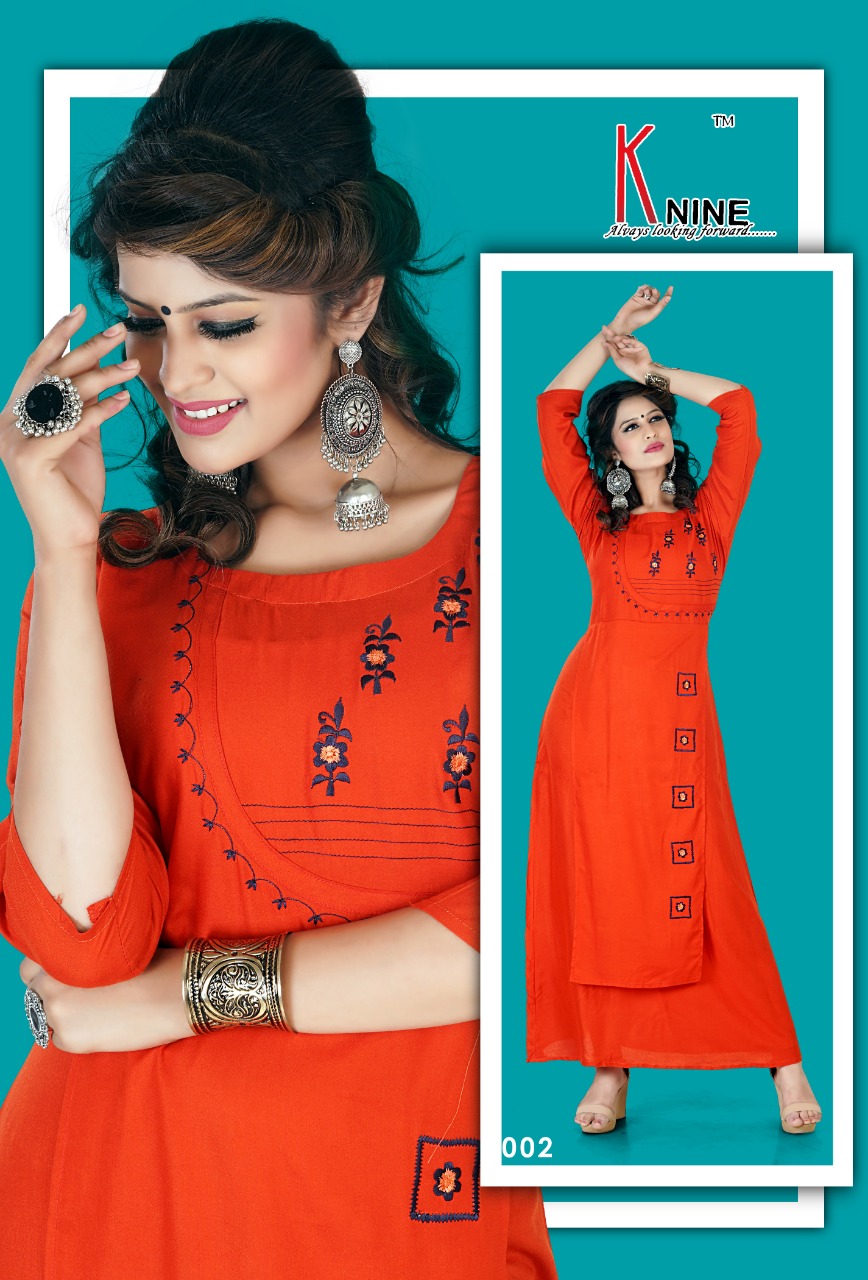 Gulal Vol-8 By Knine 1001 To 1012 Series Beautiful Colorful Stylish Fancy Casual Wear & Ethnic Wear & Ready To Wear Cotton Kurtis At Wholesale Price