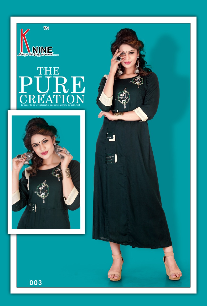 Gulal Vol-8 By Knine 1001 To 1012 Series Beautiful Colorful Stylish Fancy Casual Wear & Ethnic Wear & Ready To Wear Cotton Kurtis At Wholesale Price