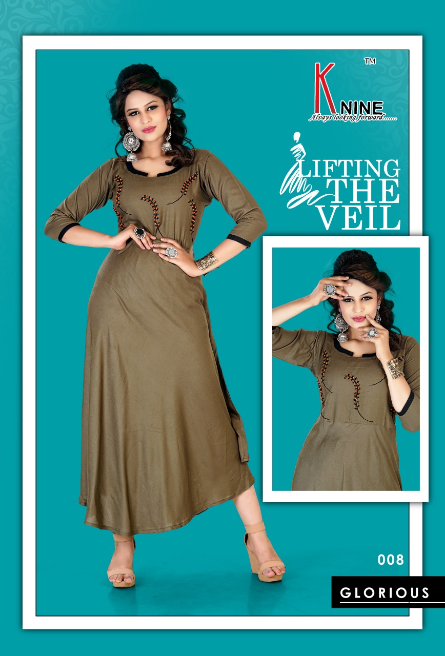 Gulal Vol-8 By Knine 1001 To 1012 Series Beautiful Colorful Stylish Fancy Casual Wear & Ethnic Wear & Ready To Wear Cotton Kurtis At Wholesale Price