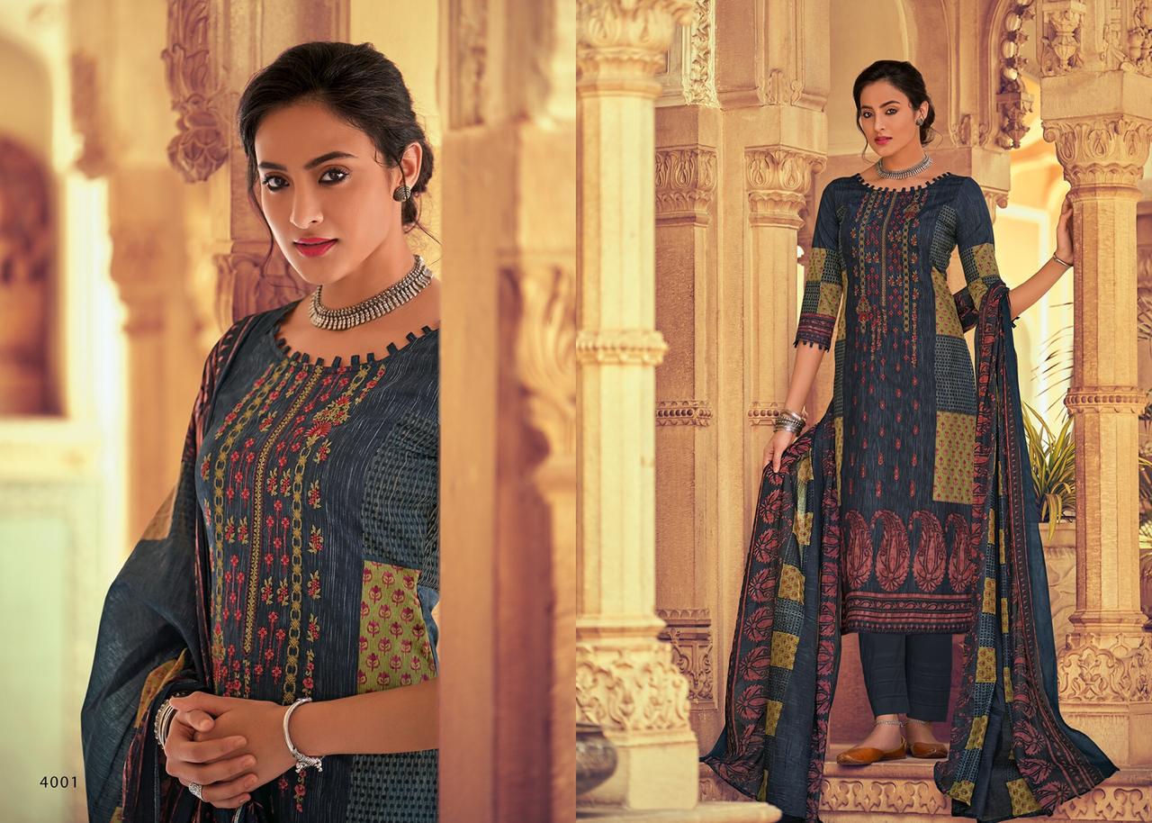 Gulbahar By House Of Lawn 4001 To 4010 Series Beautiful Suits Colorful Stylish Fancy Casual Wear & Ethnic Wear Pure Jam Satin Digital Print With Embroidery Dresses At Wholesale Price