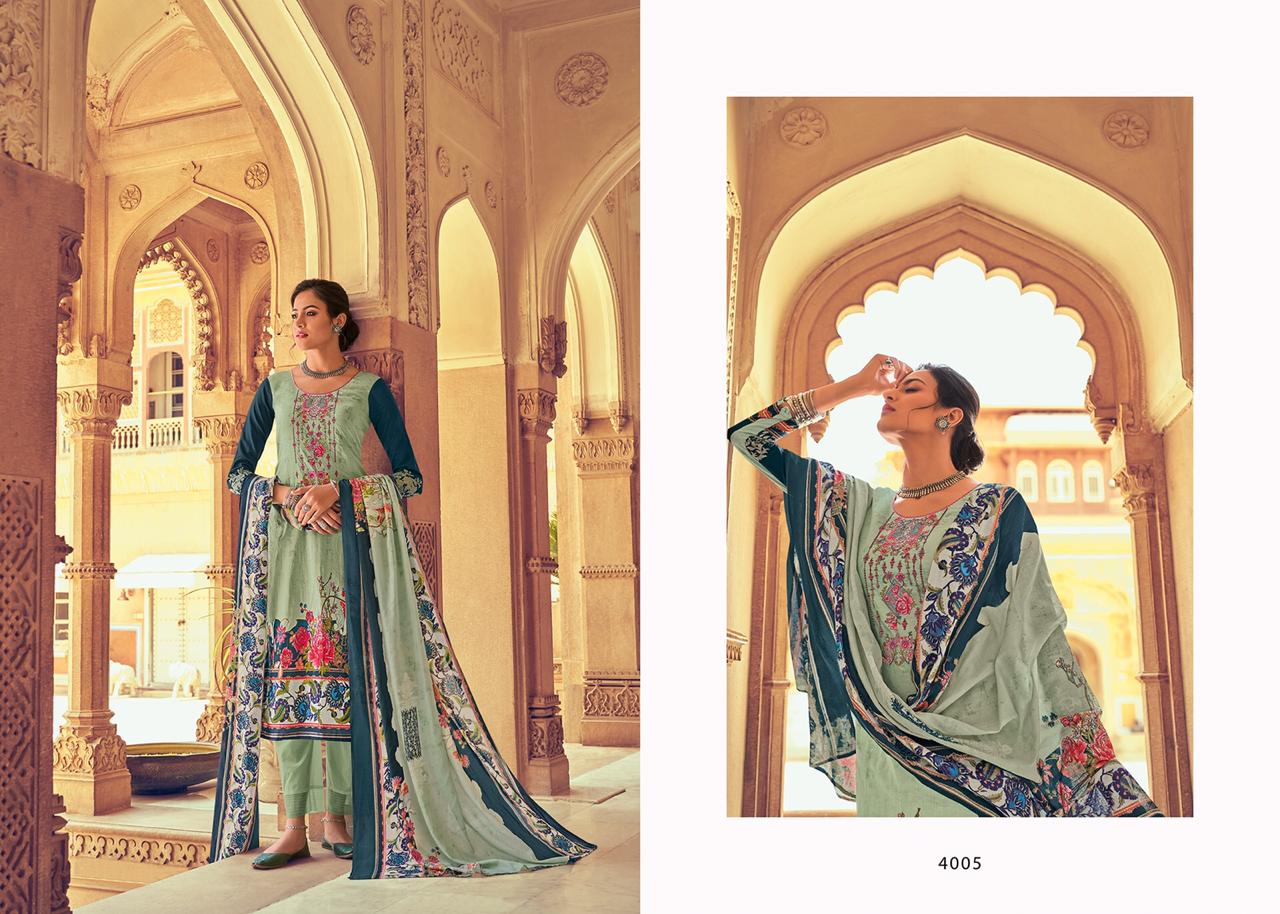 Gulbahar By House Of Lawn 4001 To 4010 Series Beautiful Suits Colorful Stylish Fancy Casual Wear & Ethnic Wear Pure Jam Satin Digital Print With Embroidery Dresses At Wholesale Price