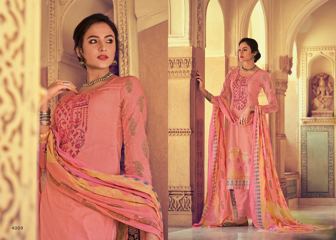 Gulbahar By House Of Lawn 4001 To 4010 Series Beautiful Suits Colorful Stylish Fancy Casual Wear & Ethnic Wear Pure Jam Satin Digital Print With Embroidery Dresses At Wholesale Price