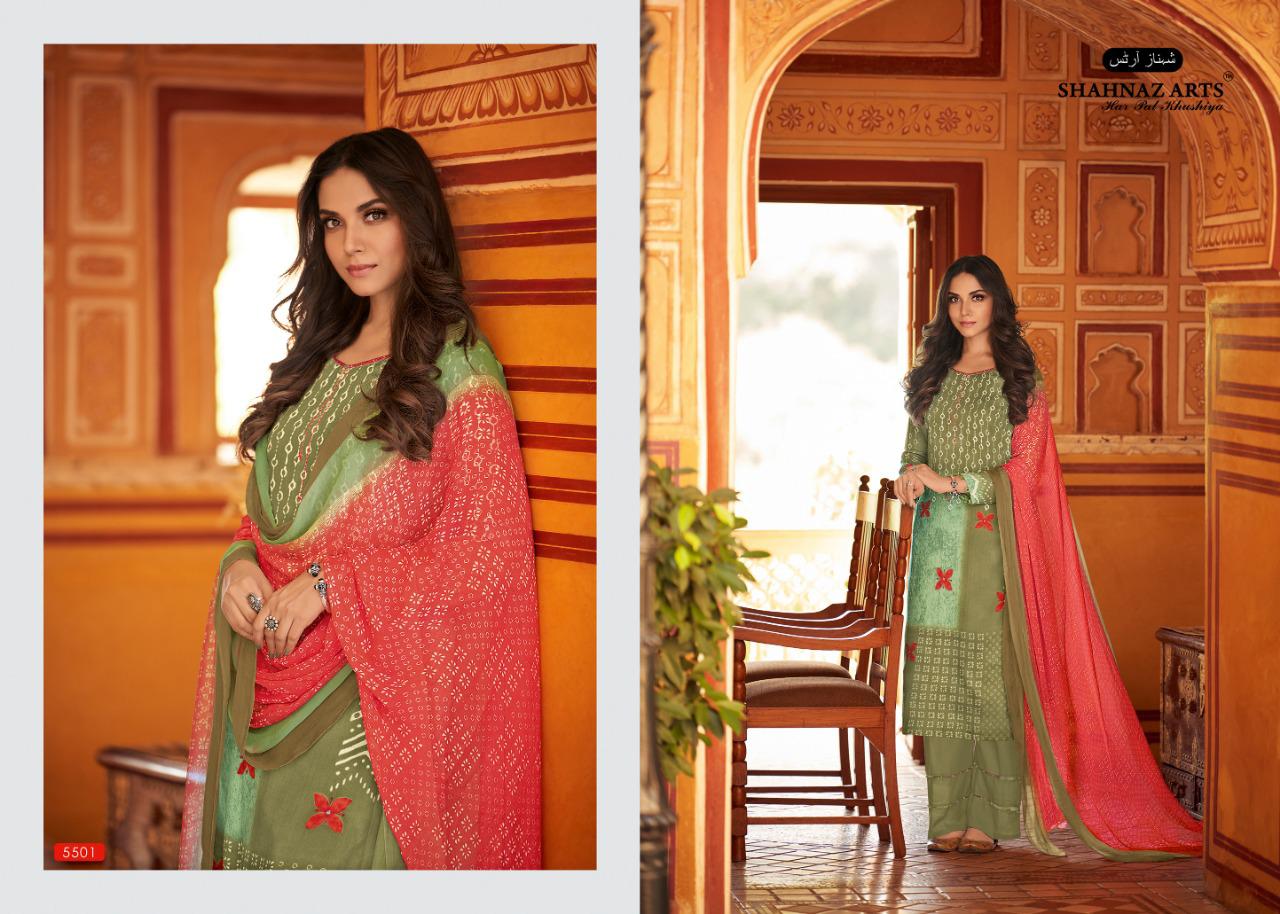Gulbahar By Shahnaz Arts 5501 To 5508 Series Beautiful Stylish Fancy Colorful Casual & Party Wear & Ethnic Wear Heavy Pashmina With Handwork Dresses At Wholesale Price