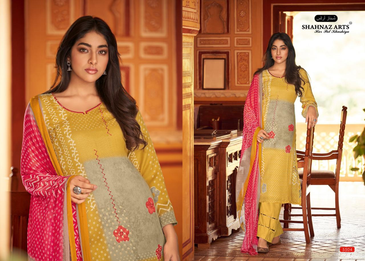 Gulbahar By Shahnaz Arts 5501 To 5508 Series Beautiful Stylish Fancy Colorful Casual & Party Wear & Ethnic Wear Heavy Pashmina With Handwork Dresses At Wholesale Price