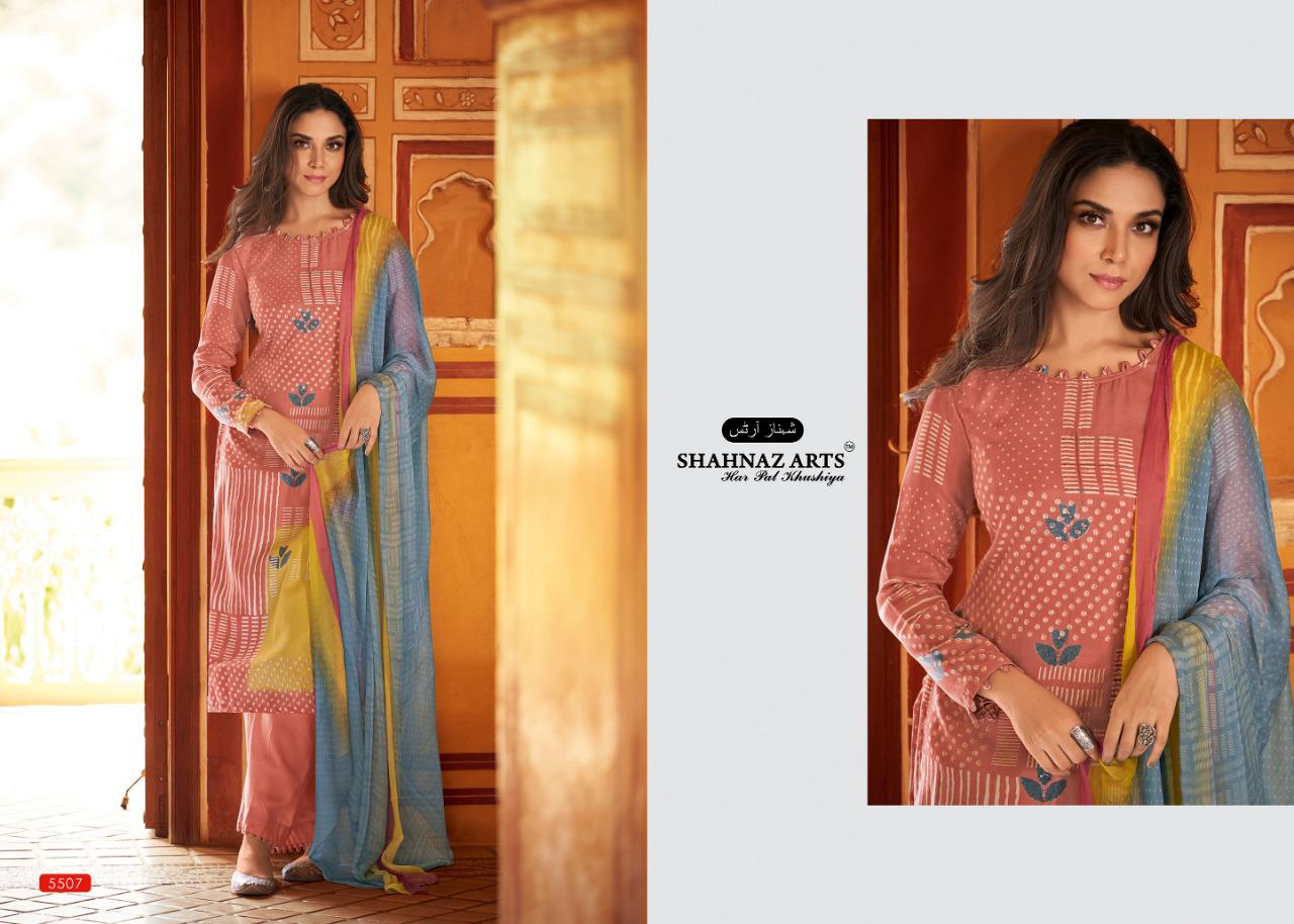 Gulbahar By Shahnaz Arts 5501 To 5508 Series Beautiful Stylish Fancy Colorful Casual & Party Wear & Ethnic Wear Heavy Pashmina With Handwork Dresses At Wholesale Price