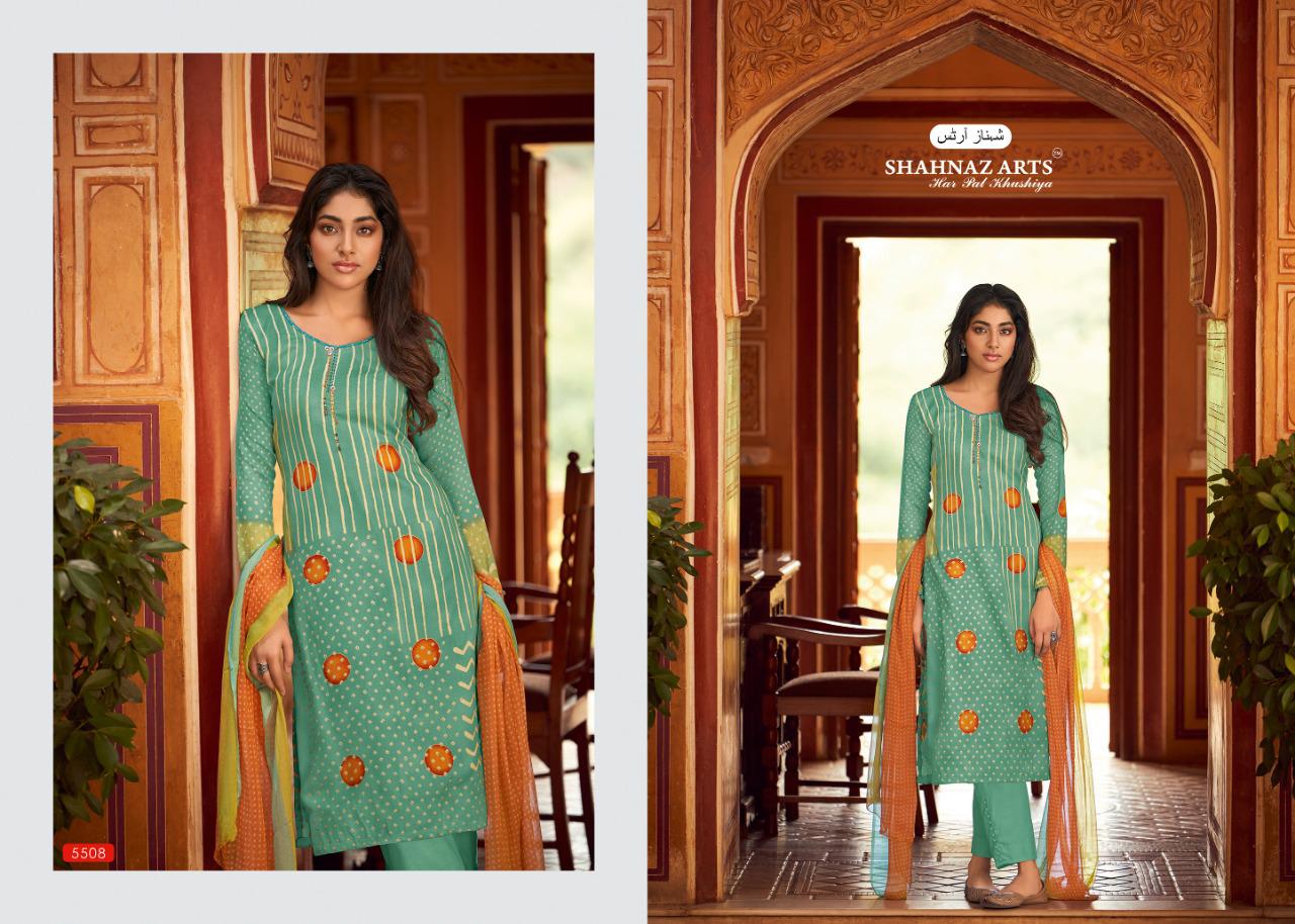 Gulbahar By Shahnaz Arts 5501 To 5508 Series Beautiful Stylish Fancy Colorful Casual & Party Wear & Ethnic Wear Heavy Pashmina With Handwork Dresses At Wholesale Price