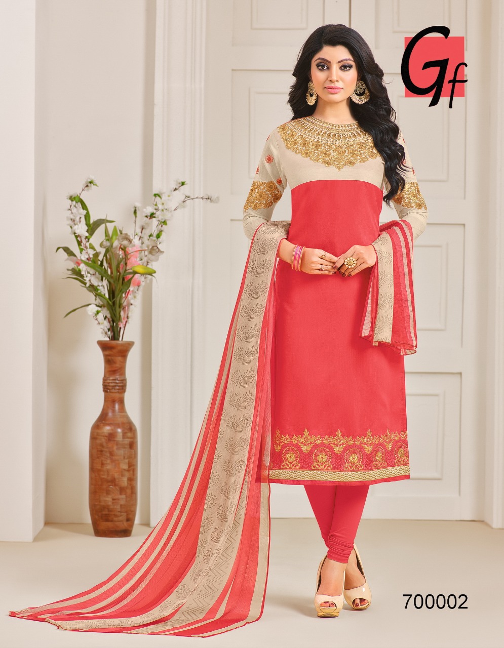 Gulkand By Ganesh Fashion 700002 To 700013 Series Beautiful Stylish Fancy Colorful Casual Wear & Ethnic Wear Chanderi Cotton Printed Dresses At Wholesale Price