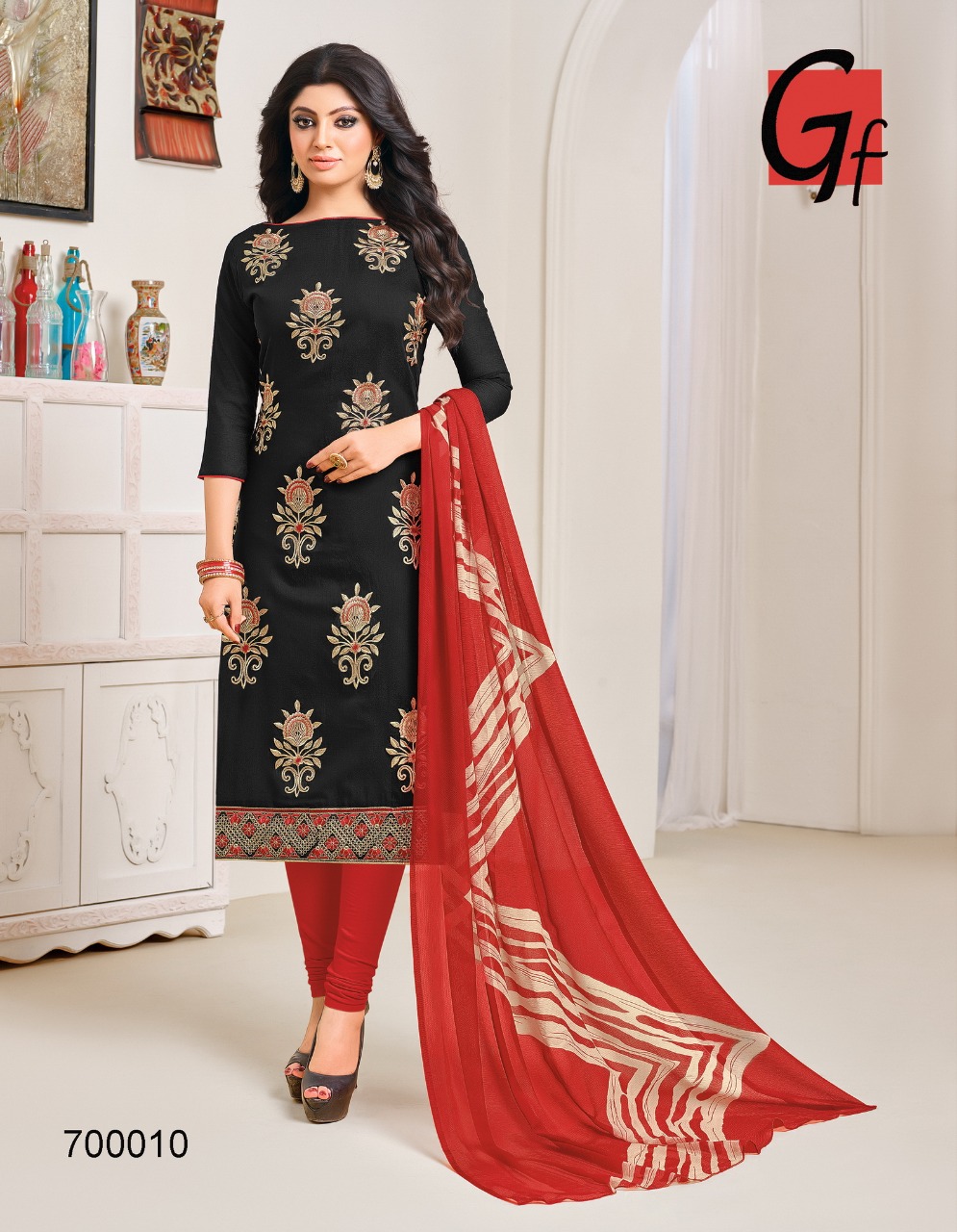 Gulkand By Ganesh Fashion 700002 To 700013 Series Beautiful Stylish Fancy Colorful Casual Wear & Ethnic Wear Chanderi Cotton Printed Dresses At Wholesale Price