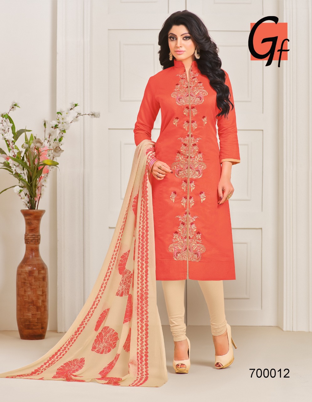 Gulkand By Ganesh Fashion 700002 To 700013 Series Beautiful Stylish Fancy Colorful Casual Wear & Ethnic Wear Chanderi Cotton Printed Dresses At Wholesale Price