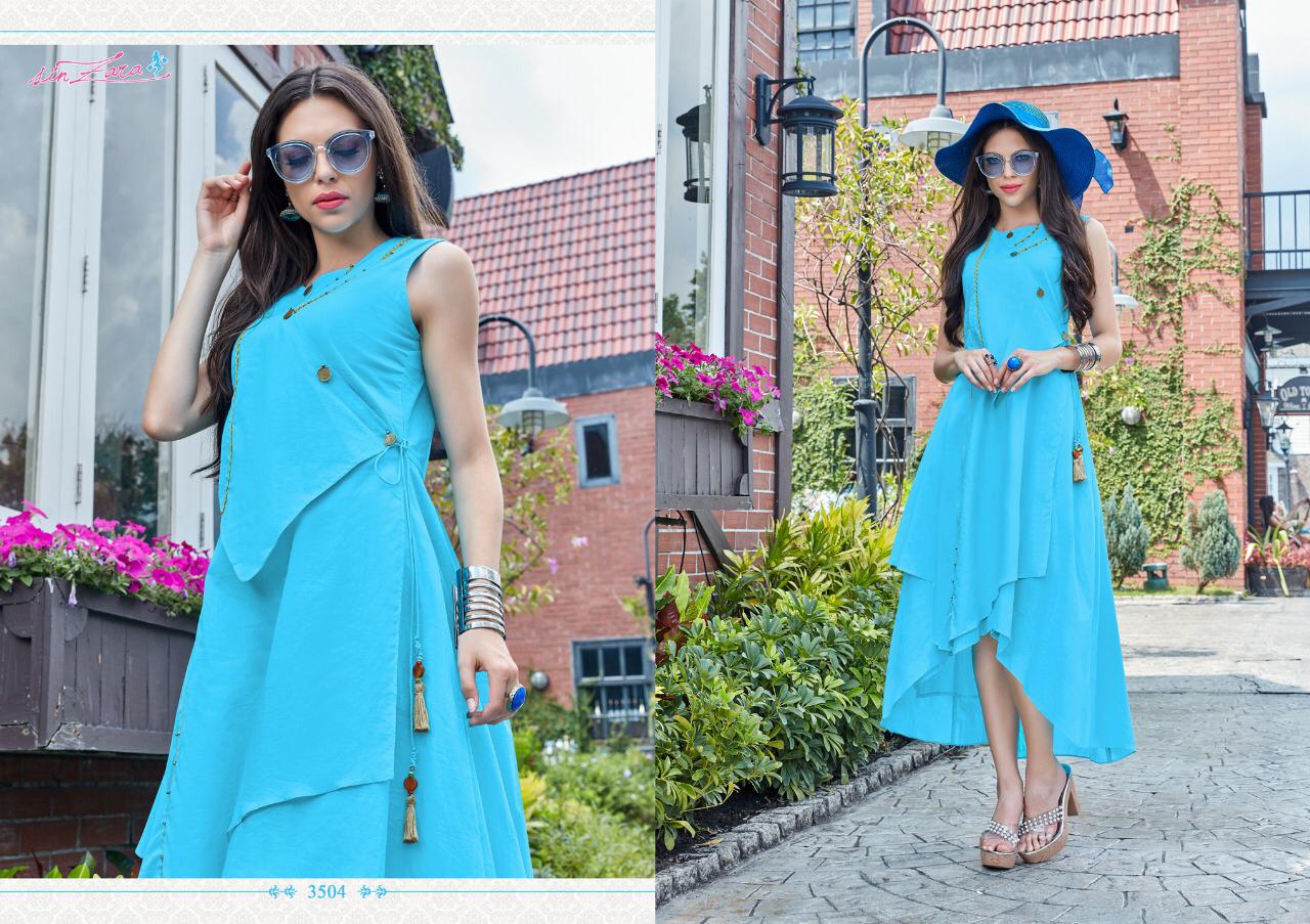 Gulnaaz By Sin Zara 3501 To 3507 Series Beautiful Colorful Stylish Fancy Casual Wear & Ethnic Wear & Ready To Wear Cotton Kurtis At Wholesale Price
