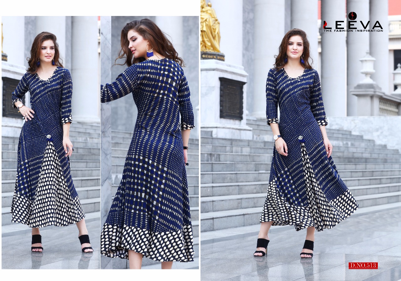 Gypsy Vol-2 By Leeva 5009 To 516 Series Designer Beautiful Colorful Stylish Fancy Casual Wear & Ethnic Wear & Ready To Wear Rayon & Cotton Printed Kurtis At Wholesale Price