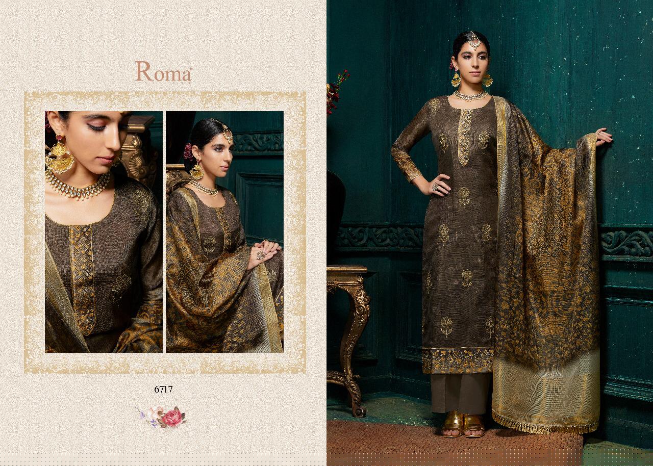 Harmony Collection By Roma Fashions 6710 To 6719 Series Beautiful Suits Stylish Fancy Colorful Party Wear & Ethnic Wear Kota Cheks Digital Printed Dresses At Wholesale Price