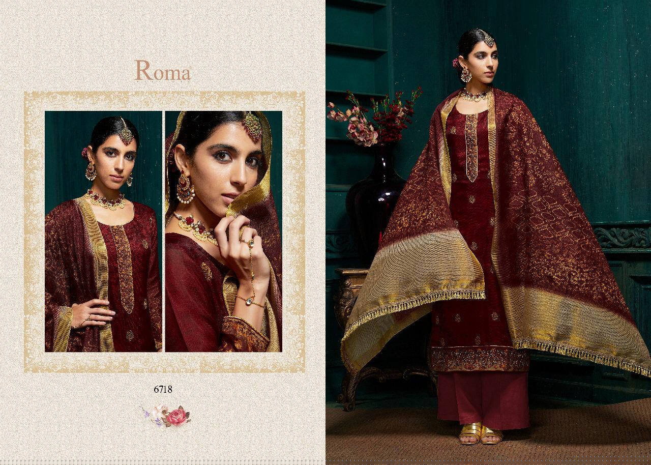 Harmony Collection By Roma Fashions 6710 To 6719 Series Beautiful Suits Stylish Fancy Colorful Party Wear & Ethnic Wear Kota Cheks Digital Printed Dresses At Wholesale Price