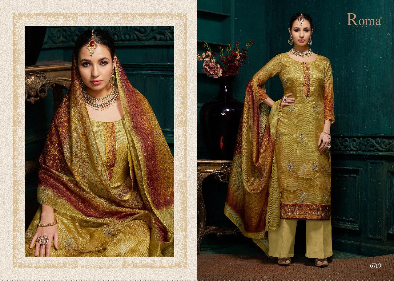 Harmony Collection By Roma Fashions 6710 To 6719 Series Beautiful Suits Stylish Fancy Colorful Party Wear & Ethnic Wear Kota Cheks Digital Printed Dresses At Wholesale Price