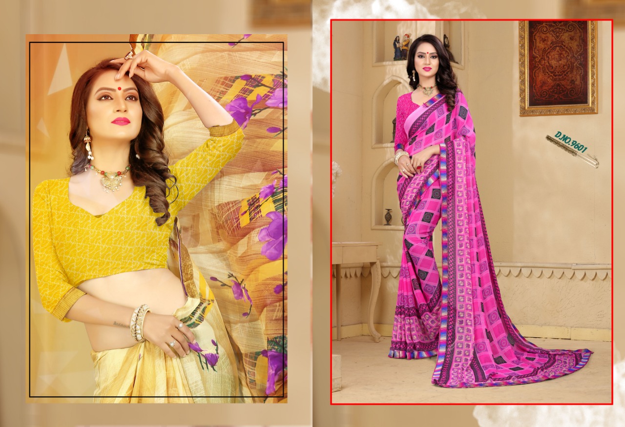 Heena Vol-10 By Shripal Textile 9601 To 6912 Series Designer Beautiful Colorful Stylish Wedding Collection Party Wear & Occasional Wear Fancy Printed Sarees At Wholesale Price