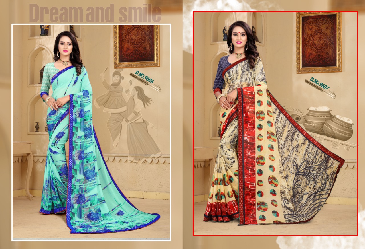Heena Vol-10 By Shripal Textile 9601 To 6912 Series Designer Beautiful Colorful Stylish Wedding Collection Party Wear & Occasional Wear Fancy Printed Sarees At Wholesale Price