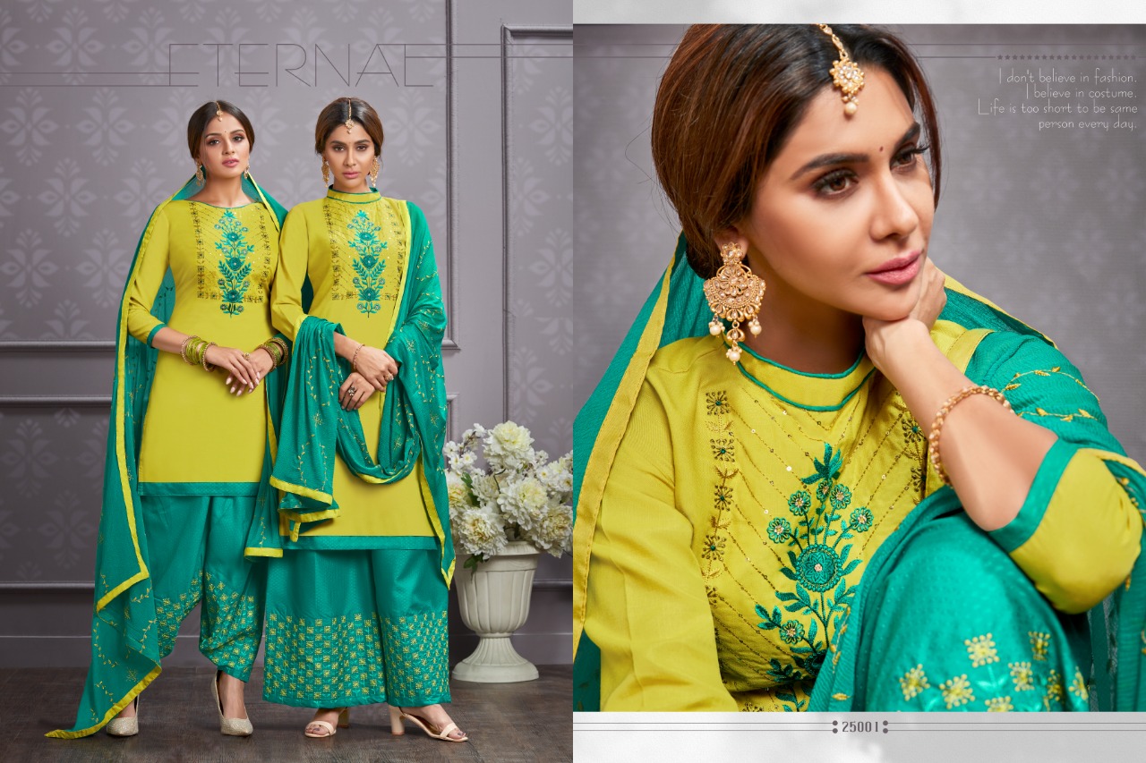 Hello Madam Vol-2 By Raghav Royals 25001 To 25012 Series Suits Collection Beautiful Stylish Fancy Colorful Casual Wear & Ethnic Wear Cotton With Embroidery Dresses At Wholesale Price