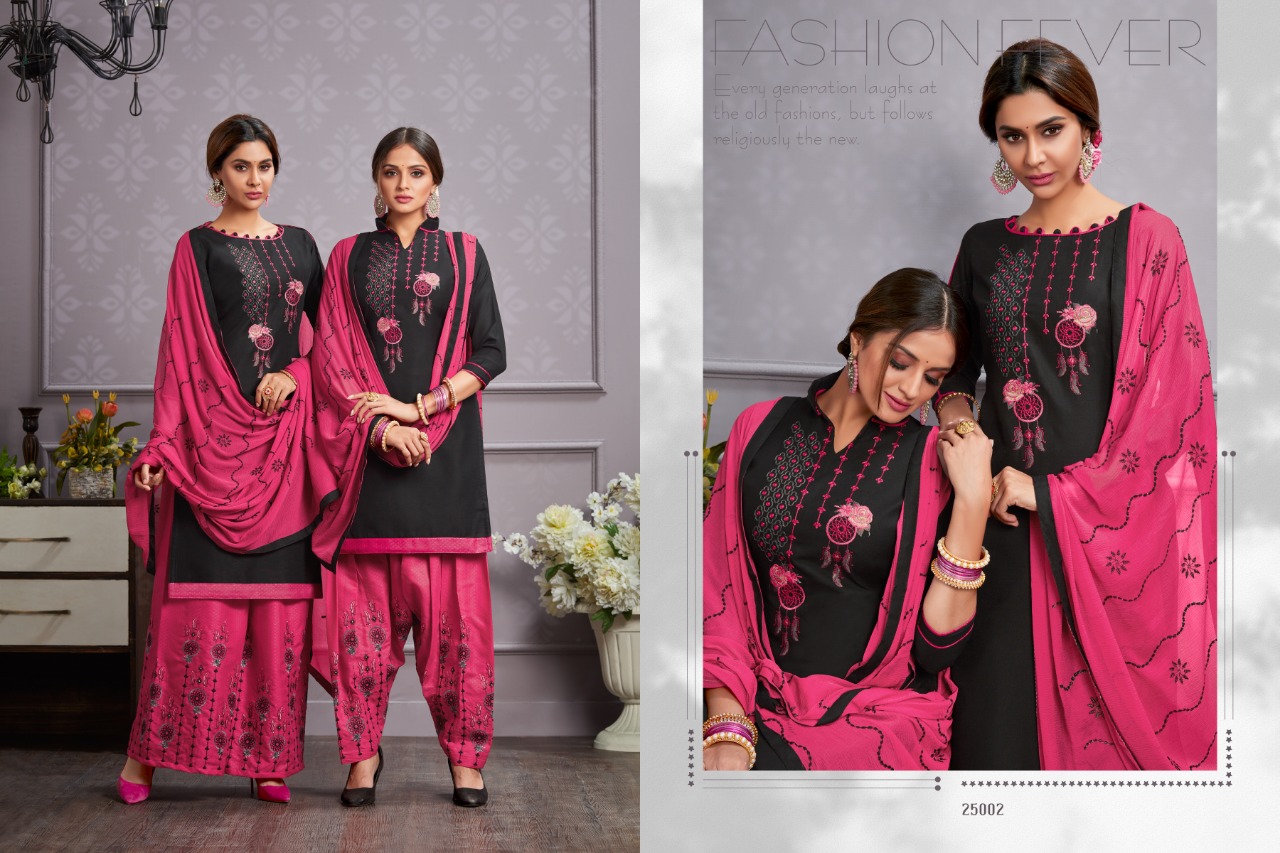 Hello Madam Vol-2 By Raghav Royals 25001 To 25012 Series Suits Collection Beautiful Stylish Fancy Colorful Casual Wear & Ethnic Wear Cotton With Embroidery Dresses At Wholesale Price