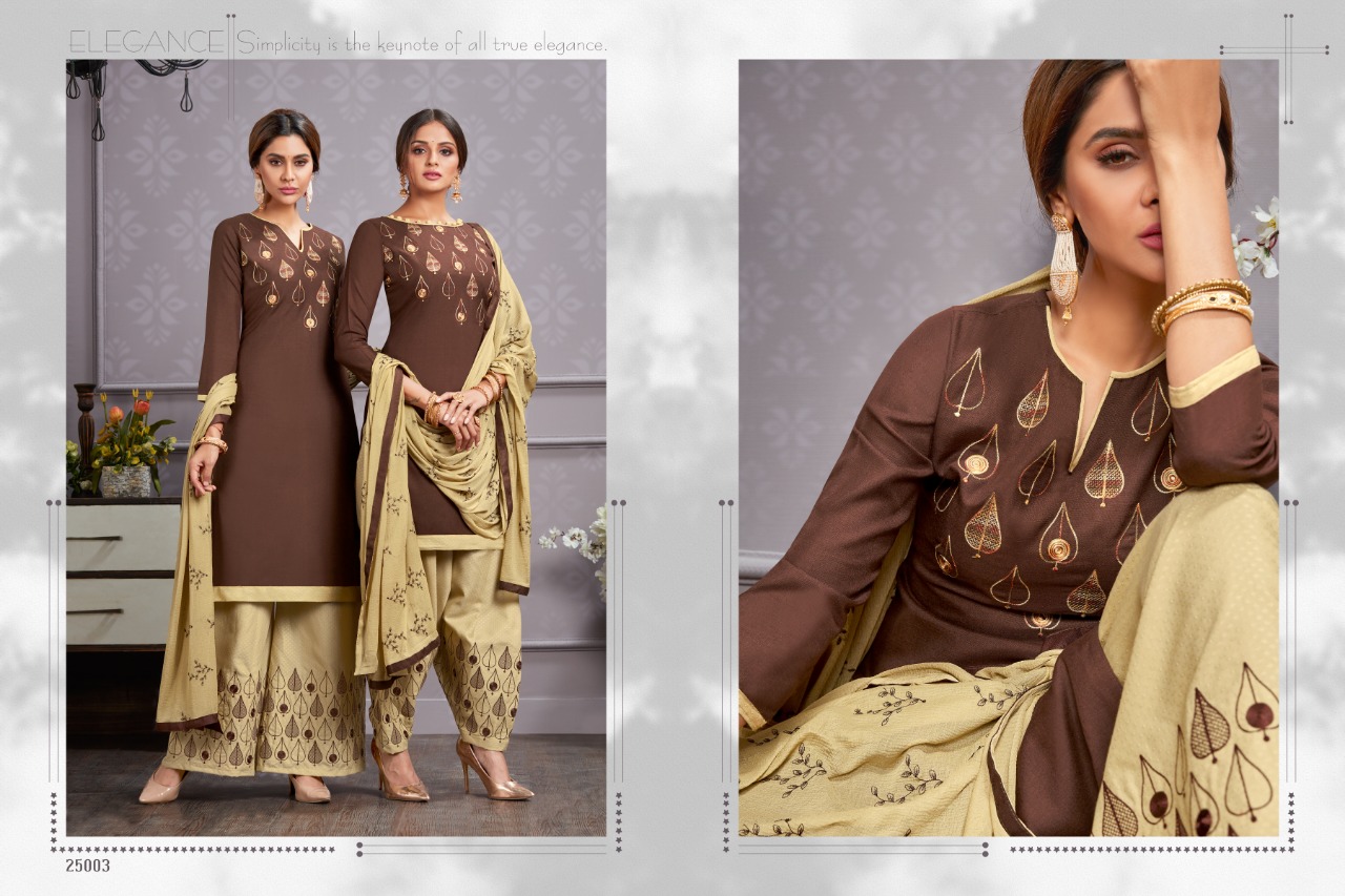 Hello Madam Vol-2 By Raghav Royals 25001 To 25012 Series Suits Collection Beautiful Stylish Fancy Colorful Casual Wear & Ethnic Wear Cotton With Embroidery Dresses At Wholesale Price