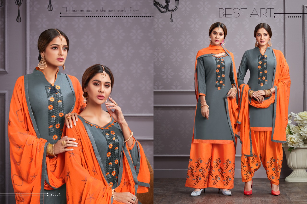 Hello Madam Vol-2 By Raghav Royals 25001 To 25012 Series Suits Collection Beautiful Stylish Fancy Colorful Casual Wear & Ethnic Wear Cotton With Embroidery Dresses At Wholesale Price