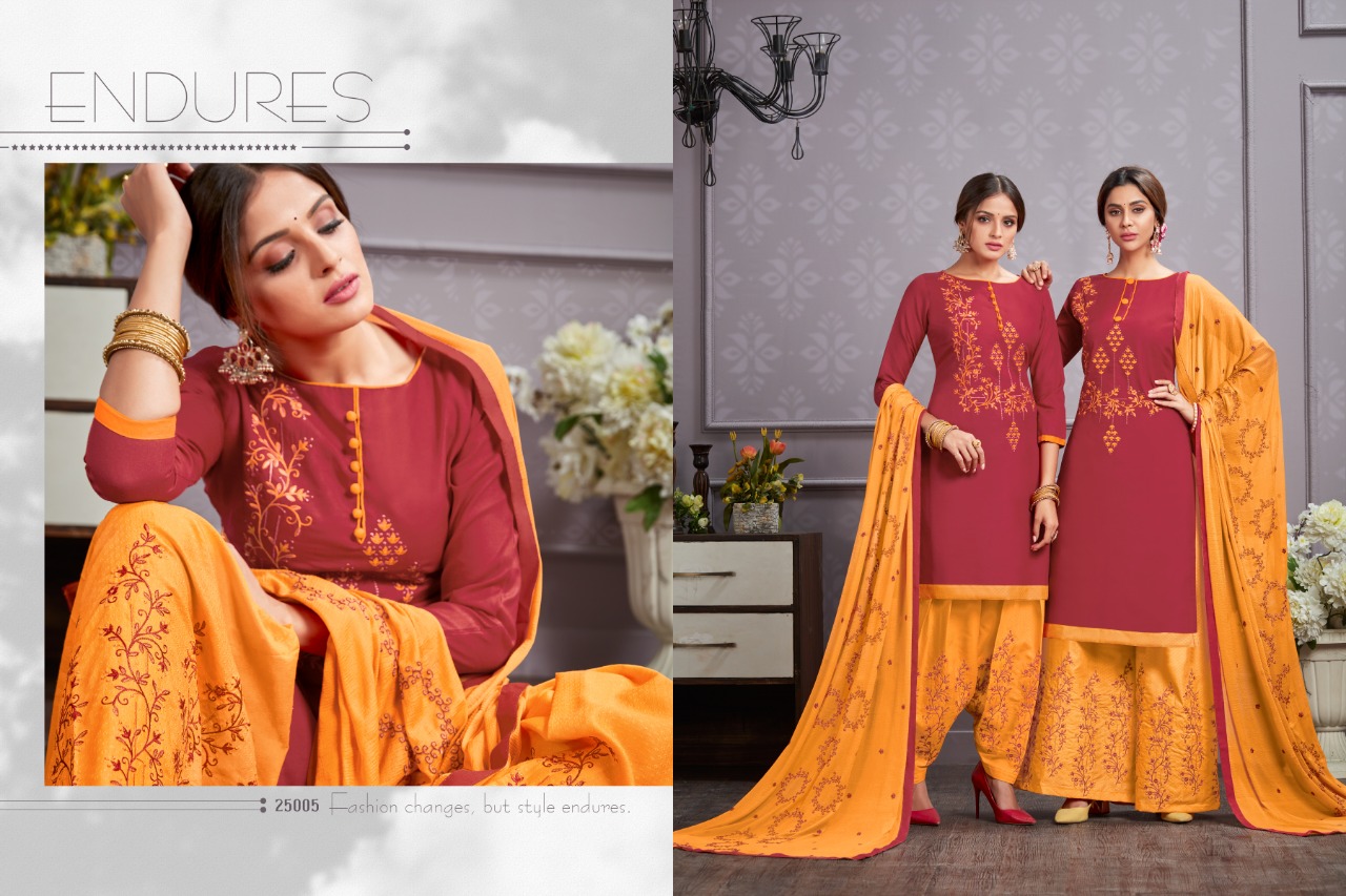 Hello Madam Vol-2 By Raghav Royals 25001 To 25012 Series Suits Collection Beautiful Stylish Fancy Colorful Casual Wear & Ethnic Wear Cotton With Embroidery Dresses At Wholesale Price