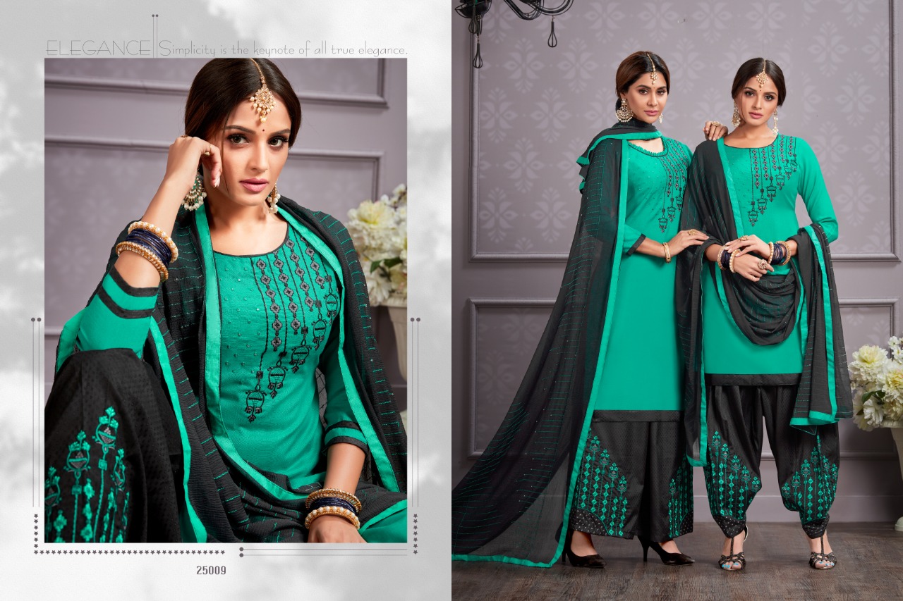 Hello Madam Vol-2 By Raghav Royals 25001 To 25012 Series Suits Collection Beautiful Stylish Fancy Colorful Casual Wear & Ethnic Wear Cotton With Embroidery Dresses At Wholesale Price