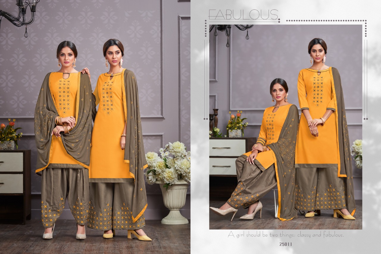 Hello Madam Vol-2 By Raghav Royals 25001 To 25012 Series Suits Collection Beautiful Stylish Fancy Colorful Casual Wear & Ethnic Wear Cotton With Embroidery Dresses At Wholesale Price