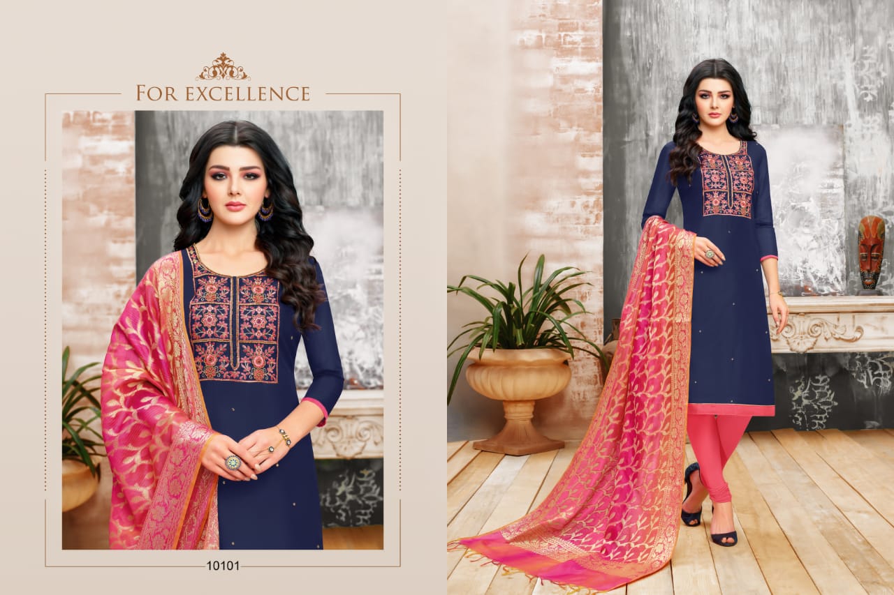 Heritage By Rr Fashion 10101 To 10112 Series Indian Traditional Wear Collection Beautiful Stylish Fancy Colorful Party Wear & Occasional Wear Modal Silk Embroidered Dress At Wholesale Price