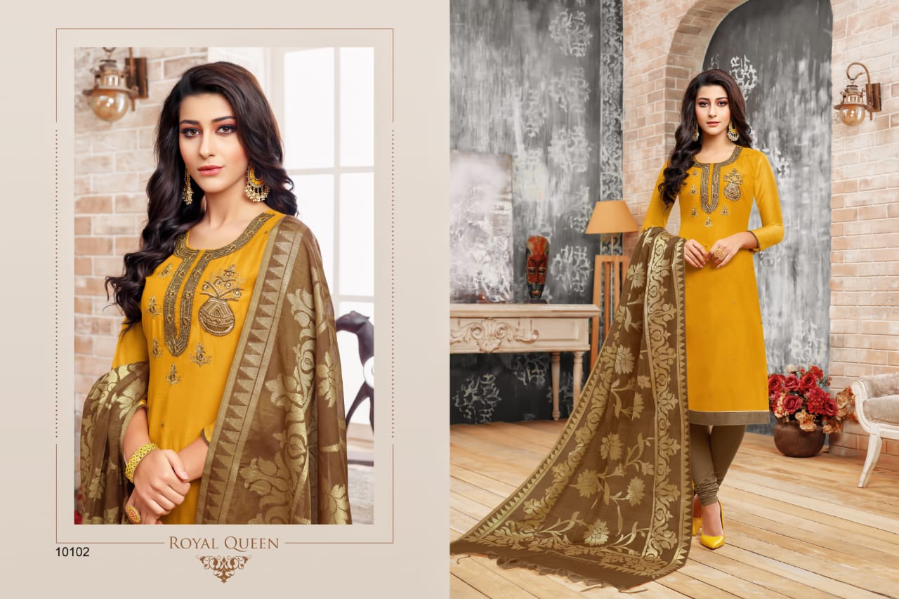 Heritage By Rr Fashion 10101 To 10112 Series Indian Traditional Wear Collection Beautiful Stylish Fancy Colorful Party Wear & Occasional Wear Modal Silk Embroidered Dress At Wholesale Price