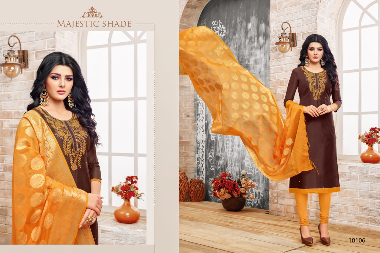 Heritage By Rr Fashion 10101 To 10112 Series Indian Traditional Wear Collection Beautiful Stylish Fancy Colorful Party Wear & Occasional Wear Modal Silk Embroidered Dress At Wholesale Price