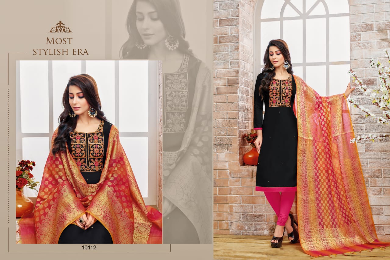 Heritage By Rr Fashion 10101 To 10112 Series Indian Traditional Wear Collection Beautiful Stylish Fancy Colorful Party Wear & Occasional Wear Modal Silk Embroidered Dress At Wholesale Price
